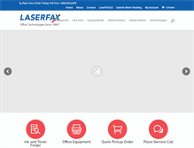 Tablet Screenshot of laserfaxusa.com
